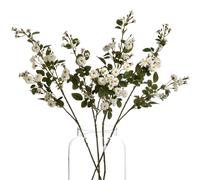 Hill Interiors Faux Wild Meadow Rose White/green (One Size)