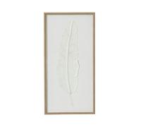 Hill Interiors Feather Framed Wall Art In Dark Brown Dark Brown One Size