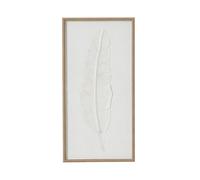 Hill Interiors Feather Framed Wall Art In Dark Brown Dark Brown One Size