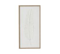 Hill Interiors Feather Framed Wall Art In Dark Brown Dark Brown One Size