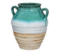 Hill Interiors Fen Amphora Vase - Ceramic - L35 X W35 X H38 Cm - White
