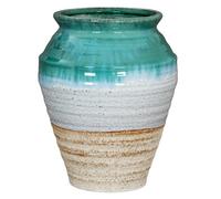 Hill Interiors Fen Olpe Vase - Ceramic - L28 X W28 X H35 Cm - White