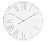 Hill Interiors Flemings Wall Clock - White - White - 49cm x 4cm x 49cm