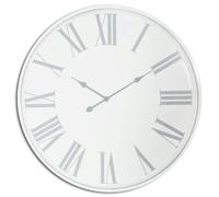 Hill Interiors Flemings Wall Clock - White/Black - 5cm x 80cm - White/Black - 100% Mixed