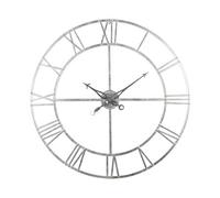 Hill Interiors Foil Skeleton Wall Clock Silver (Large)