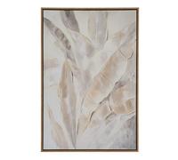 Hill Interiors Folira Hand-Painted Framed Canvas Print Multicoloured (One Size)