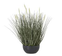 Hill Interiors Fountain Grass Artificial Potted Plant - Green - 50cm - Green