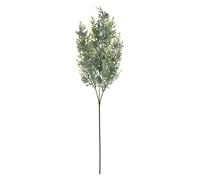 Hill Interiors Frosted Pinecone Artificial Plant - White/Green - 77cm x 27cm x 27cm - White/Green
