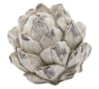 Hill Interiors Garda Artichoke Ornament - Off White/Stone - 11cm x 9cm x 9cm - Off White/Stone