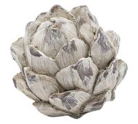 Hill Interiors Garda Artichoke Ornament - Off White/Stone - 12cm x 12cm x 12cm - Off White/Stone - 100% Mixed