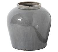 Hill Interiors Garda Grey Glazed Juniper Vase