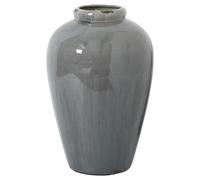 Hill Interiors Garda Juniper Glazed Vase - Grey - 57cm x 36cm x 36cm - Grey - 100% Mixed