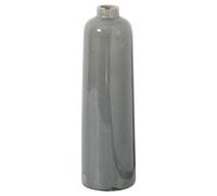 Hill Interiors Garda Raine Glazed Vase - Grey - 50cm x 15cm x 15cm - Grey - 100% Mixed