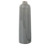 Hill Interiors Garda Raine Glazed Vase - Grey - 50cm x 15cm x 15cm - Grey