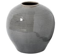 Hill Interiors Garda Regola Glazed Vase Grey (38Cm X 37Cm X 37Cm)