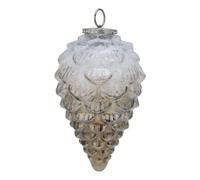 Hill Interiors Gl Pine Cone Bauble Coffee (18Cm X 11Cm X 11Cm)
