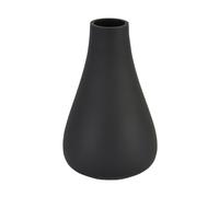 Hill Interiors Glass Tapered Vase - Black - 24cm x 14cm x 14cm - Black