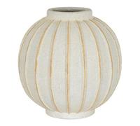Hill Interiors Grove Globe Vase - Ceramic - L25 X W25 X H25 Cm - White