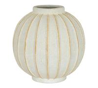 Hill Interiors Grove Globe Vase - White - 30cm x 29cm x 29cm - White - 100% Mixed