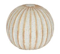 Hill Interiors Grove Medium Decorative Ball - Ceramic - L16 X W16 X H15 Cm - White