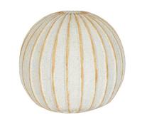 Hill Interiors Grove Small Decorative Ball - Ceramic - L10 X W10 X H9 Cm - White