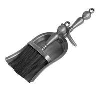 Hill Interiors Hearth Tidy Set In Antique Pewter Effect Finish in Silver Hill Interiors Silver