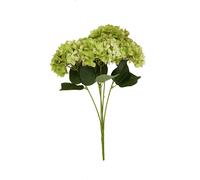 Hydrangea Bunch Artificial Flower Hill Interiors Green One Size