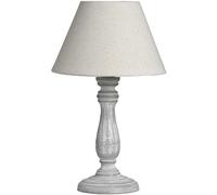 Hill Interiors Incia Table Lamp (UK Plug) - Brown/White - One Size - Brown/White - 100% Mixed
