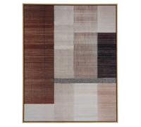 Hill Interiors Ivora Hand Painted Canvas In Frame - Wood - L3 X W80 X H100 Cm - Multi-Coloured