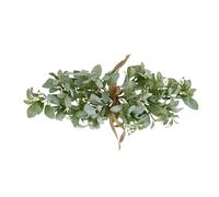 Hill Interiors Lambs Ear & Wax Flower Winter Artificial Flower - Green - 70cm - Green