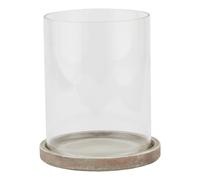 Hill Interiors Large Hurricane Lantern - Brown - Brown - One Size