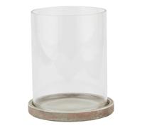 Hill Interiors Large Hurricane LanternOne Size Brown HI5153