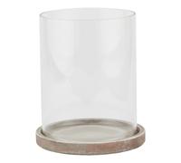 Hill Interiors Large Hurricane LanternOne Size Brown HI5153