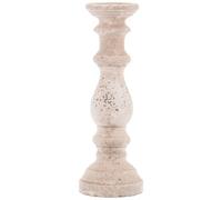 Hill Interiors Large Stone Ceramic Column Candle Holder