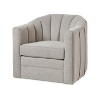 Hill Interiors Lily Swivel Chair In Oatmeal Twill