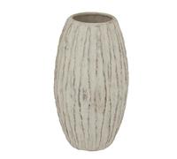 Hill Interiors Lorenzo Fin VaseOne Size White/Grey Wash HI5144