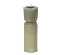 Hill Interiors Luxe Collection Carved Table Lamp 14Cm X 7Cm X 7Cm In Grey Grey