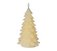 Hill Interiors Luxe Collection Christmas Tree Table Lamp - Cream - 13cm x 8cm x 8cm - Cream - 100% Mixed