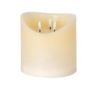 Hill Interiors Luxe Collection Led Candle (Batteries Included) Cream (One Size)