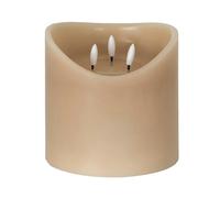 Hill Interiors Luxe Collection LED Candle (Batteries Included) in Taupe Hill Interiors Taupe