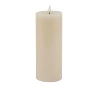 Hill Interiors Luxe Collection Melting Electric Candle - Taupe - Taupe - 23cm x 9cm x 9cm - 100% Mixed