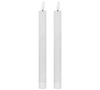 Hill Interiors Luxe Collection Natural Glow Electric Candle (Pack of 2) - White - White - One Size - 100% Mixed