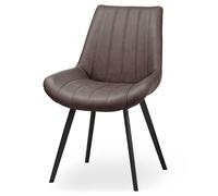 Hill Interiors Malmo Dining Chair In Grey Grey