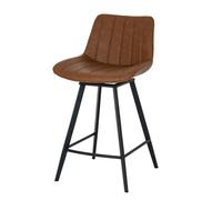 Hill Interiors Malmo Tan Swivel Bar Stool Stylish Comfortable Seating