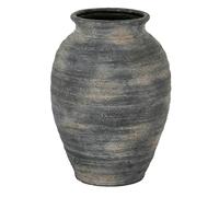 Hill Interiors Marra Olpe Vase - Black/Grey - 34cm x 26cm x 26cm - Black/Grey - 100% Mixed