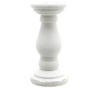 Hill Interiors Matt White Ceramic Candle Holder