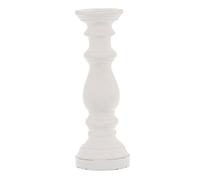 Hill Interiors Matt White Ceramic Column Candle Holder