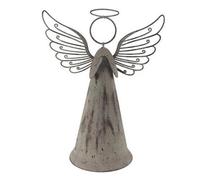 Hill Interiors Metal Angel Christmas Dration in Grey Hill Interiors Grey