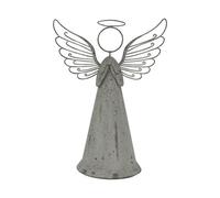 Hill Interiors Metal Angel Christmas Dration in Grey Hill Interiors Grey