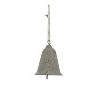 Hill Interiors Metal Bell Christmas Hanging Decoration Grey (10Cm X 8Cm X 8Cm)